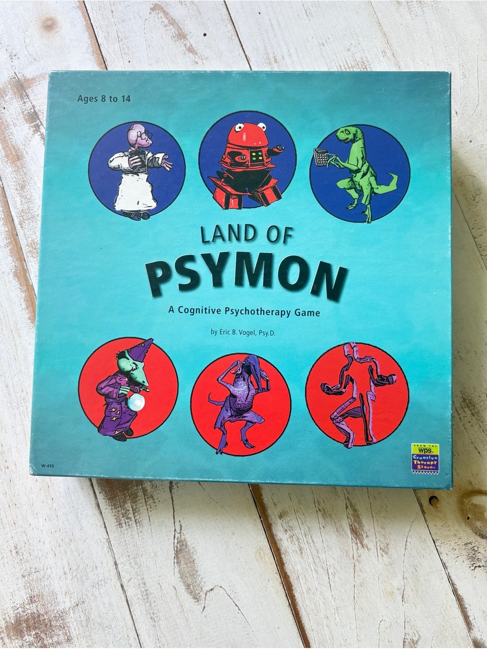 Land of Psymon cognitive psychotherapy board game CBT techniques counselor 2004